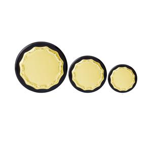 Placa de escudo de oro hecha a mano Metal 3 tamaños diferentes Suministro al por mayor India para exportación Reconocimiento de contribución significativa - Product Image 1