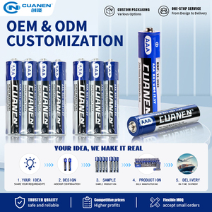 Batería de Celda Seca de Precio Económico, Batería Primaria de Zinc-Carbón de Alta Resistencia Aaa R03 Um-4, Baterías Secas Desechables para Calculadora - Product Image 6