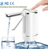 Distributeur d'eau portable 5 gallons à chargement USB, design moderne pliable, pompe automatique pour bidon d'eau bouillante, pompe à bidon stable
