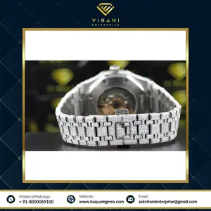 La plupart des ventes à la mode VVS Clarity Moissanite Diamond Watch pour le cadeau de promotion du fabricant indien - Product Image 2