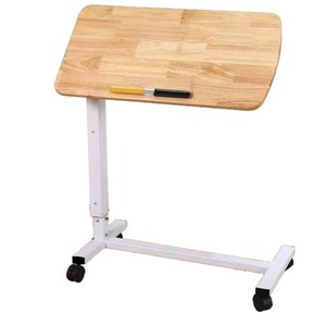 Xinlian Haiyuan Hospital Bedside Table Solid Wood Height Adjustable Movable <b>Folding</b> <b>Desk</b> For Bedroom Care Use - Product Image 1
