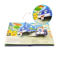 Servicio de Impresión Personalizada de Libros Infantiles de Cartón, Tamaño y Color Personalizados, Libro de Imágenes para Bebés, Libro de Aprendizaje con Pop-up 3D