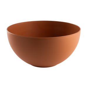 ชามสลัดโดโรเตีย 28 ซม. สีคาราเมล พลาสติก PP น้ำหนักเบา ดีไซน์สำหรับงานปาร์ตี้ - Product Image 1