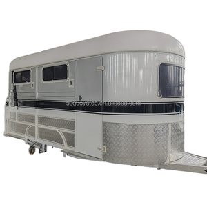 2025 <span class=keywords><strong>3</strong></span> Paard Hoek Lading Paard Trailer Levering Paardentransport Trailer Voor Race - Product Image 1