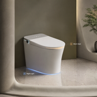 Toilette intelligente M929 avec chasse d'eau intelligente, siège allongé chauffant, chasse d'eau automatique des fesses, double chasse, drainage en P/S