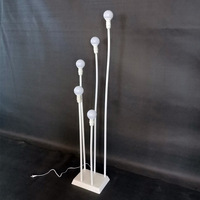 Nuevas luces decorativas de PVC con diseño de dragón de 5 cabezas, flexibles, para decoración de bodas y caminos.