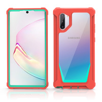 Geruide-funda de teléfono transparente para Samsung Galaxy Note 10/10 Pro, cubierta de Color combinado de mejor calidad