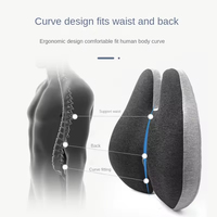 Coussin de soutien pour voiture, fauteuil roulant et siège domestique – Confort en mousse à mémoire de forme, soulagement de la pression, conception orthopédique, soutien lombaire ergonomique
