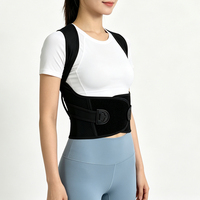 Correcteur de posture pour les employés de bureau, les étudiants, soutien dorsal pour la position assise au bureau, attelle réglable pour redresser les épaules