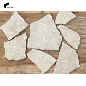 Tostone phong cách hiện đại kem nâu Mài xong Thổ Nhĩ Kỳ tự nhiên <span class=keywords><strong>travertine</strong></span> điên lát đá gạch cho biệt thự nhà bếp ngoài trời sử dụng - Product Image 2