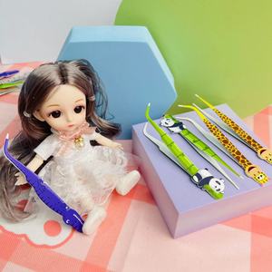 Promotion de nouveaux produits : pinces à pointe arrondie en acier inoxydable, clips créatifs pour journal DIY, accessoires de chaîne de perles Guka. - Product Image 3