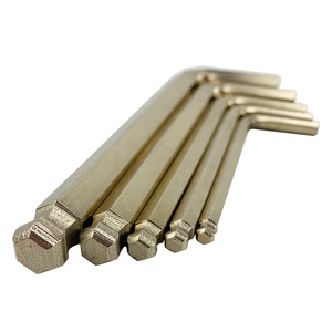Outils anti-étincelles en bronze aluminium Jeu <span class=keywords><strong>de</strong></span> clés hexagonales antidéflagrantes 2mm-12mm Industrie pétrochimique Mines <span class=keywords><strong>de</strong></span> charbon et <span class=keywords><strong>champs</strong></span> pétrolifères - Product Image 3