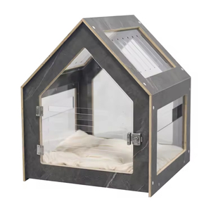 Furnitur rumah anjing kucing kandang anjing kayu dalam ruangan rumah anjing dekoratif - Product Image 5