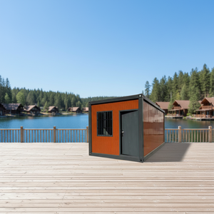 Casa Contenedor Modular de Lujo CE DDP de 20 pies/40 pies, Panel Sándwich de Acero Transpirable, Villa Moderna, Desmontable, Hotel de Camping, 1 Año - Product Image 4