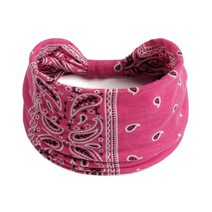 Bán Buôn Retro Màu Hạt Điều Hairband Mô Hình In Rộng Đàn Hồi <span class=keywords><strong>Headbands</strong></span> Cho Phụ Nữ Thể Thao Yoga Mũ Nón - Product Image 3