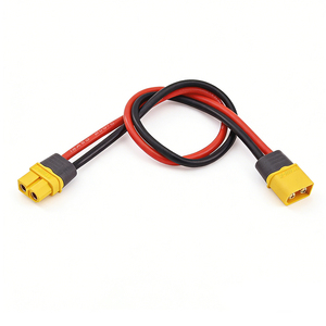Cable de Extensión XT60 Macho-Hembra de 200mm, Adaptador <span class=keywords><strong>2P</strong></span> XT60H-M a XT60H-F, Cable de Núcleo de Cobre para Modelos de Aeronaves - Product Image 2