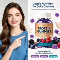 Gummies Protéinés SYC BIO aux Baies Mixtes – Complément Nutritionnel Premium Quotidien – 60 Unités 180g – ODM Marque Privée OEM
