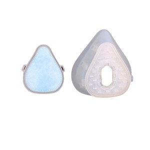 Filtre en coton non tissé 74x61mm, protection contre la poussière et les gaz nocifs, matériau filtrant pour respirateur jetable - Product Image 4