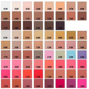 Cosmetici Vegani per il Viso, Fard Rosso in Polvere Pressata 4 in 1, Palette Blush con Motivo a Rosa - Product Image 5
