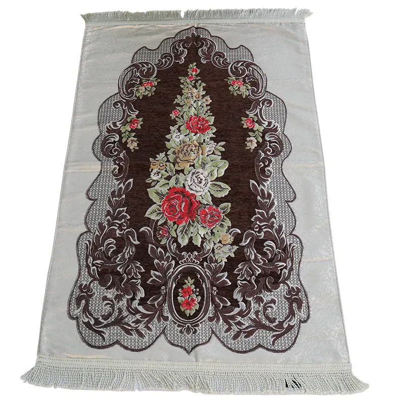 Premium Islamic Muslim Prayer Rug Padded Muslim Prayer Mat Women Soft Islamic Prayer Carpet Mat for Ramadan Eid