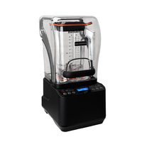 Mixeur multifonctionnel insonorisé de grande capacité 2L 2200W, mixeur à smoothie électrique robuste, mixeur commercial