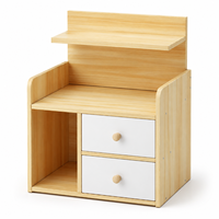 Table de Chevet Moderne Simple avec Rangement, Petite Table d'Appoint Nordique pour Chambre à Coucher, Vente en Gros