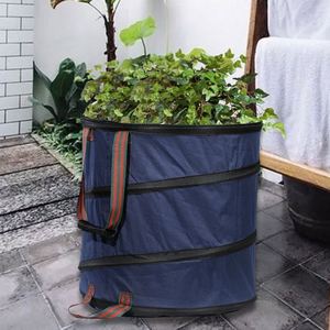 Wholesale Portable Oxford Cloth <b>Foldable</b> Garden Trash Can Reusable Yard Waste <b>Basket</b> for Leaf Collection Outdoor Storage Bag - Product Image 3