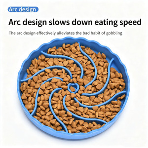 Eco-Friendly Custom Food Grade Silicone <strong>Dog</strong> <strong>Bowl</strong> Stylish <strong>Rounded</strong> Slow Feeder <strong>Dog</strong> <strong>Bowl</strong> for Cats &amp; <strong>Dogs</strong> Travel <strong>Bowls</strong> - Product Image 6