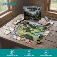 Boîte rigide à couvercle amovible, qualité supérieure, anti-reflet, 310 g/m², texture lin, jeu de cartes professionnel pour tournoi, combat, jeu de société