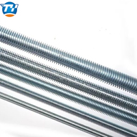 High Strength All Thread Rod 4.8 8.8 10.9 12.9 Grade Galvanized Threaded Bar for Building Mechanical Fastening Connection