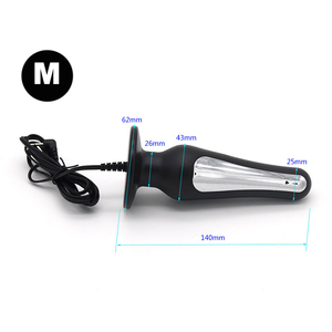 Kotak Khusus Gratis - Alat Pijat Anal Elektroshock Bipolar, Butt Plug, Stimulasi Elektrik Prostat dan Vagina, Mainan Bertema Medis - Product Image 5
