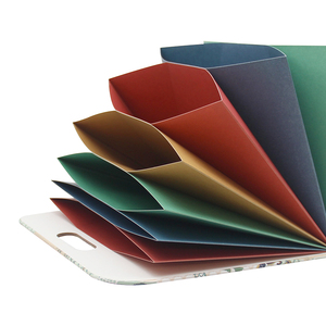 Fsc chứng nhận tùy chỉnh cầu vồng 8 túi mở rộng accordion quản lý tập tin thư mục với bìa các tông cho trường văn phòng sử dụng - Product Image 3