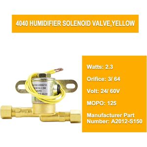 Vanne solénoïde TOMOON 10006735 en laiton 125 Psi pour humidificateur Aprilaire série 400 500 600 - Product Image 2