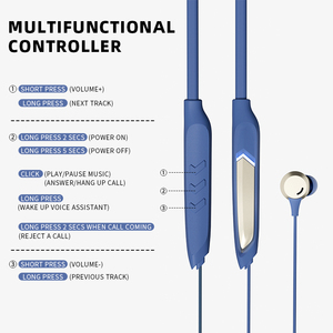 SIBYL Tai Nghe Đeo Cổ Màn Hình Kỹ Thuật Số LED Tai Nghe Chạy Bộ Thể Thao Không Dây Từ Tính Có Mic Tai Nghe Nhét Tai & Tai Nghe Nhét Tai - Product Image 4