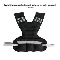 Gilet d'entraînement lesté en néoprène le plus vendu, remplissage de sable de fer, réglable de 4 à 30 livres, bandes réfléchissantes, entraînement de force St-001
