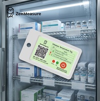 Registrador de Datos de Temperatura Inalámbrico Desechable de Bajo Consumo ZenMeasure OEM/ODM ABS para Cadena de Frío con Registro de 60 Días (Versión 5.0)