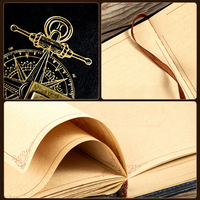 Carnet de notes en cuir véritable à couverture rigide B6, reliure cousue, logo personnalisé, vente en gros, journal d'affaires, écriture, fait main, marque SENTU