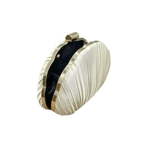 Nouvelle pochette de soirée plissée de luxe avec chaîne de perles, élégante sac à main pour femme pour robe de soirée - Product Image 5