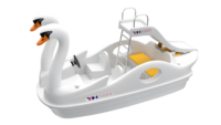 Swan Boats Bateau à pédales à eau électrique Conception de sports de loisirs pour le divertissement pour les parcs aquatiques