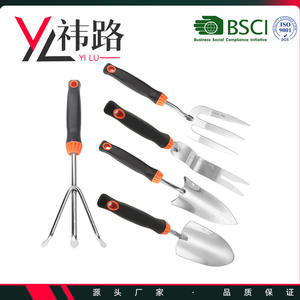 เครื่องมือทำสวนสแตนเลสสตีล ด้ามจับตามหลักสรีรศาสตร์ สำหรับขุดดิน กำจัดวัชพืช และปลูกต้นไม้ในสวนหรือใช้งานกลางแจ้ง - Product Image 2