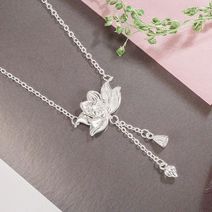 Cadenas De Plata 925 Al Por Mayor Silver Designer Minimalist Necklace for Women Chamrs Plata 925 - Product Image 1