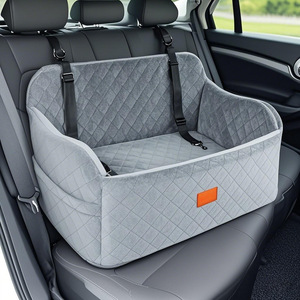 Siège rehausseur pliable pour chien de haute qualité en PET, siège auto pour animaux de compagnie avec coussin de protection durable, confortable et sûr pour la banquette arrière de la voiture - Product Image 3