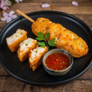 Brochettes de gâteau aux légumes et calamar surgelé de qualité supérieure - Collation nutritive aux fruits de mer pour supermarchés, restaurants et vente en gros - Product Image 4