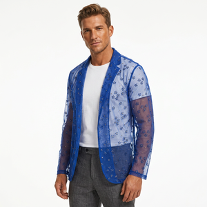 Tissu imprimé Weijin en maille power nylon-spandex 65g, uni, effet feuille, tulle, tricoté chaîne, crêpe doux, pour vêtements de loisirs et de scène - Product Image 5