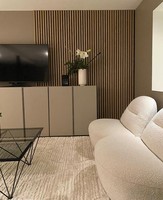 Paneles Acústicos de Madera Modernos Personalizados con Alta Reducción de Ruido (NRC 0.8), Absorción de Sonido Ecológica