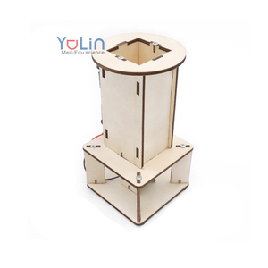Kit d'apprentissage d'expérience de vapeur de physique directe d'usine bricolage jouet de boule flottante d'air en bois pour les aides pédagogiques scolaires - Product Image 5