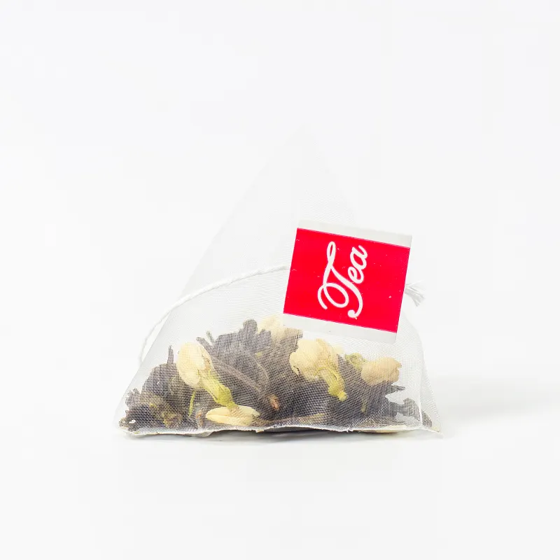 50 маленьких пакетов 3 г Жасмин Зеленый чай треугольный пакетик чайные пакетики