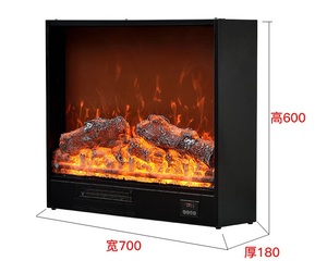 <span class=keywords><strong>Cheminée</strong></span> électrique miniature de style américain personnalisée, avec lumière LED intégrée, simulation de <span class=keywords><strong>feu</strong></span>, facile à insérer - Product Image 1