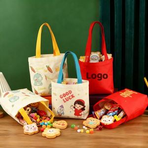 Hot Sales Gift Canvas Tote <b>Bag</b> with Custom Logo Printed for Company Events <b>Festival</b> Party Events Supermarket Use Cotton Tote <b>Bag</b> - Product Image 1