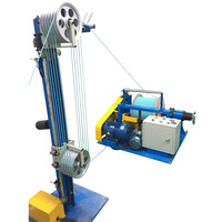 Qipang 1250 Débobineur de câble vertical à bras articulé, type motorisé actif, sans arbre